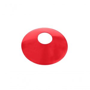 Prato De Marcação Treinamento 4cm Altura 19cm Diâmetro Vermelho