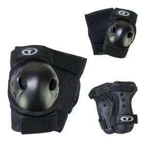 Kit De Proteção Tradicional Traxart Joelheira Cotoveleira E Munhequeira Tam p