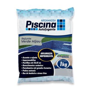 Rejunte Piscina Impermeável Cor Verde Hijau 1kg