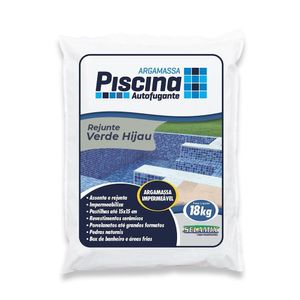 Rejunte Piscina Impermeável Cor Verde Hijau 18kg