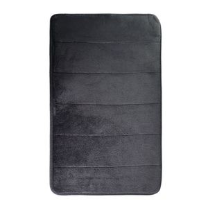 Tapete Soft Para Banheiro Antiderrapante Macio 40x60cm Preto