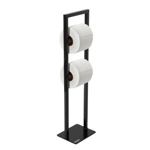 Porta Papel Higiênico Estilo Industrial Preto