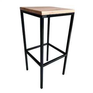 Banqueta Estilo Industrial Sem Encosto