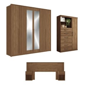 Jogo De Quarto Completo Zurique Jatoba