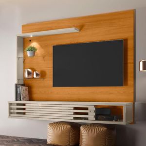 Home Para Tv Com Led Porutgal Cinamomo Off White
