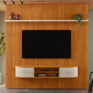 Estante Painel Para Tv Emberfall Cinamomo Off White