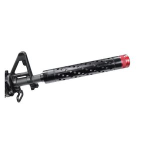 Supressor Fake Para Rifle Airsoft 200x30mm Rosca M14 Esq