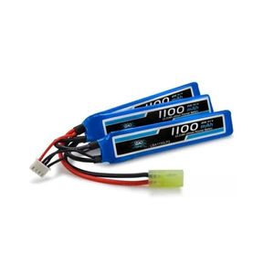 Bateria Para Airsoft Lipo 11.1v-3s 1100mah (3 Pack) 20c-40c