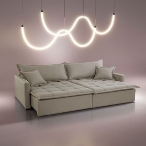 Sofá Cama Flora 02 Módulos De 80cm Br 15cm Meu Sofá Online B002 Veludo Capuccino