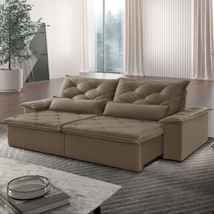 Sofá Melt 02 Módulos De 90cm Br 25cm Meu Sofá Online B016 Veludo Marrom