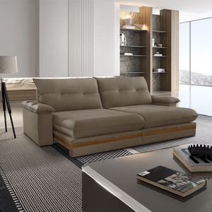 Sofá Avalon 02 Módulos De 80cm Br25cm Meu Sofá Online B016 Veludo Marrom