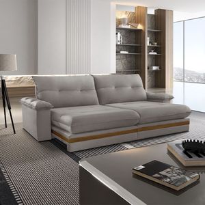 Sofá Avalon 02 Módulos De 100cm Br25cm Meu Sofá Online B026 Veludo Prata