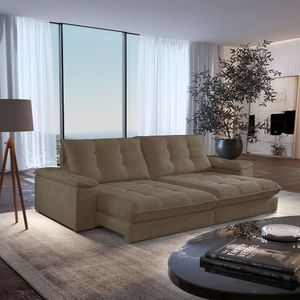 Sofá Dublin 02 Módulos De 80cm Br25cm Meu Sofá Online B016 Veludo Marrom