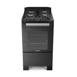 Fogão Itatiaia Itamaster 4 Bocas Preto Bivolt