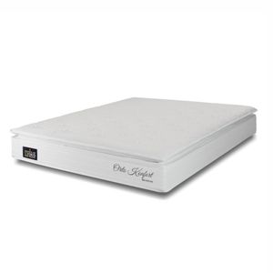 Colchao Casal Hellen Orto Confort One Face D33 Branco Com Bege