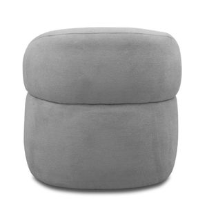 Poltrona Ferguile Carmim Giratória 0,75 Cm Prata