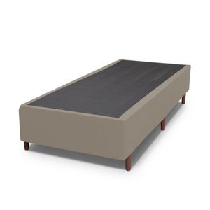 Base Box Queen Size Prince Sued 0,79x1,97x0,32 Bege