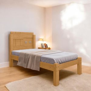 Cama Solteiro Reforçada Jade Naturalle Com Colchão