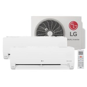 Ar-Condicionado LG Dual Inverter Voice +AI Bi-Split 16.000 BTUS (9.000+9.000 BTU) Frio 220V S32Q16SA181