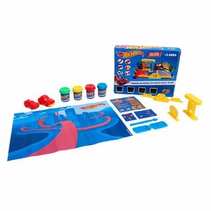 Massinha De Modelar - Hot Wheels - Posto Race - Fun Divirta-se