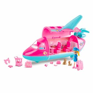 Veículo E Boneca - Judy World - Avião Da Judy - Samba Toys