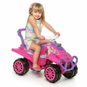 Carrinho De Passeio E Pedal - Cross Turbo - Rosa - Calesita