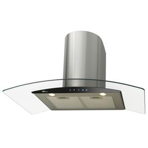 Coifa De Parede Fischer Talent Touch 90cm Inox Vidro Digital 220V