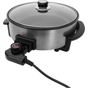 Panela Elétrica Redonda 1250W 30cm Mangiare Preta APER01I-02 Agratto 220V