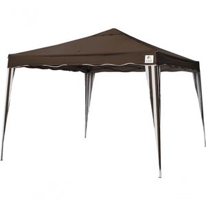 Tenda Gazebo Dobrável 3,00 X 3,00 M Marrom Bel Lazer