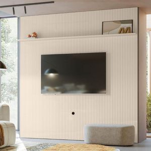 Painel Para Tv 75 Polegadas Tanqueray Off White