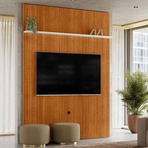 Painel Para Tv 75 Polegadas Normandia Cinamomo Off White