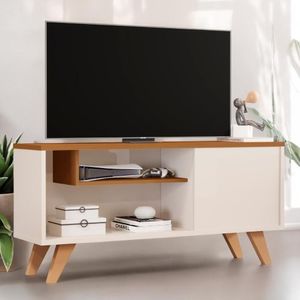 Bancada Tvs 60 Polegadas Porto Seguro Off White Nature