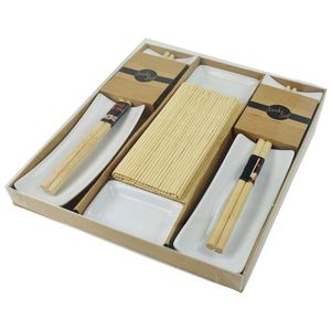 Conjunto Para Sushi Em Bambu 10 Peças 26809 - Dynasty