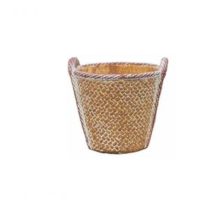Cachepot De Cimento Tipo Cesta 11x1210cm 193122 - Rio Tijucas Marrom