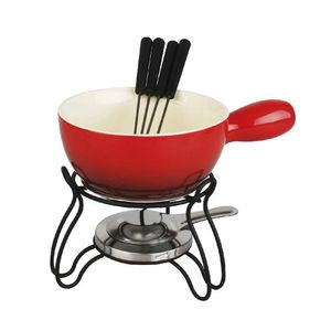 Conjunto Fondue Lausanne Vermelho 8 Peças