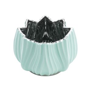 Vaso Decorativo Cerâmica Verde 60118 Royal Decor