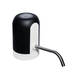 Bomba Elétrica Para Galão De água Em Plástico E Aço Inox Branco E Preto 15,5cm X 7cm X 11,5cm - Lyor