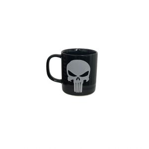 Caneca De Porcelana Justice Preta 7052 - Medieval Store