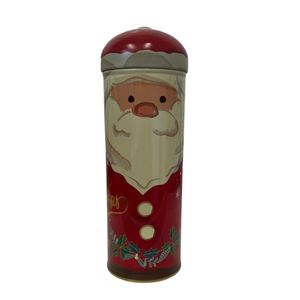 Lata Decorativa Natalina Papai Noel Ou Boneco De Neve 25cm Metal Ntw60004 Papai Noel