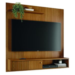 Painel Home Suspenso Aurora Cumaru Para Tv Até 65 Madetec Cumaru