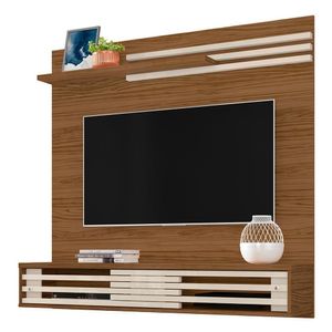 Painel Home Suspenso Frizz Sublime Naturale Off White Para Tv Até 55 Madetec Naturale Off White