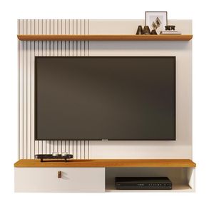 Painel Home Suspenso íris Cinamomo Off White Para Tv Até 55 Madetec Cinamomo Off White