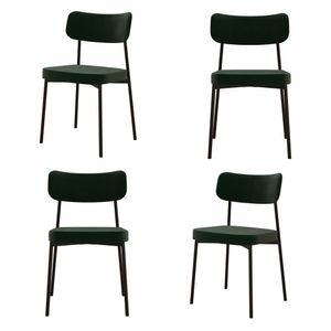 Kit Com 4 Cadeiras Para Sala De Jantar Mona Yescasa Verde