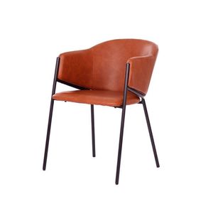 Cadeira Elie Poliuretano 77x52x60,5 Cm Caramelo