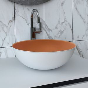 Cuba Para Banheiro 335cm X 12cm Em Alumínio Cobre-branco