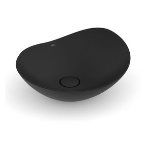 Cuba De Apoio Oval 540cm X 375cm Ruy Ohtake Roca Preto