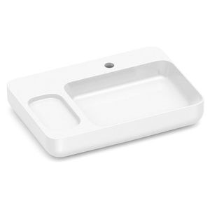 Cuba De Apoio Com Válvula Oculta 7-8 60x42cm Sem Saboneteira Infinity Branco