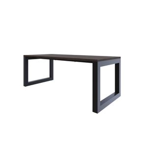 Mesa De Jantar Bronx 200cmx90cmx75 Cm Terracota-preto