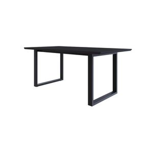 Mesa De Jantar Queens Rg2 180x90x75cm Preto-preto
