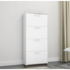 Sapateira Organizador Lunna 4 Gavetas - 1,50x65cm Branco
